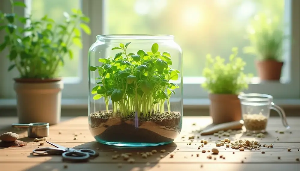 DIY-Anleitung: Hydroponik Glas selbst bauen aus alltäglichen Materialien