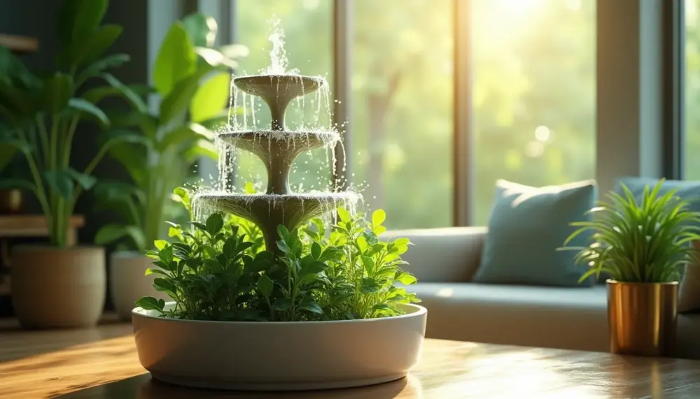 Hydrokultur Zimmerbrunnen: So bringst Du Grün in Dein Wohnzimmer