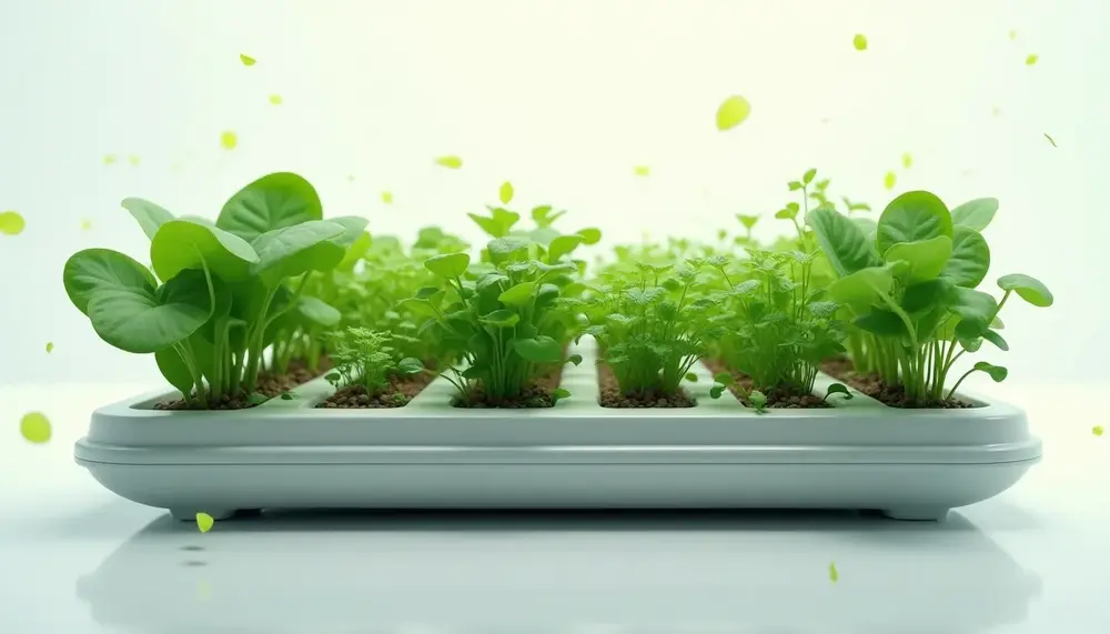 Hydroponik horizontal: Mehr Pflanzen auf wenig Platz